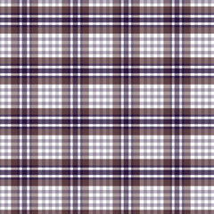 Purple and Brown Plaid Seamless Pattern