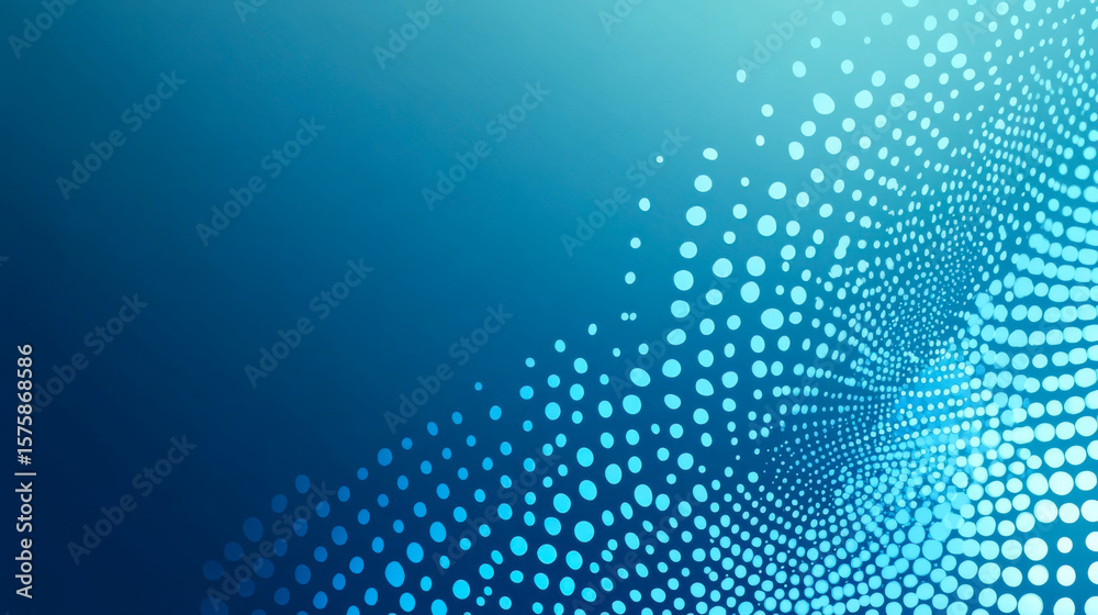 Poster abstract blue gradient background with circular patterns creating a modern digital design for creati