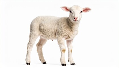 sheep isolated on white background