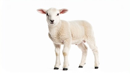 sheep isolated on white background