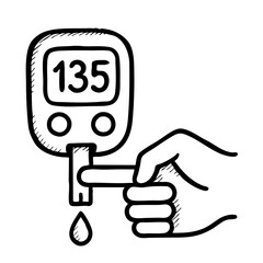 Suger test kit vector