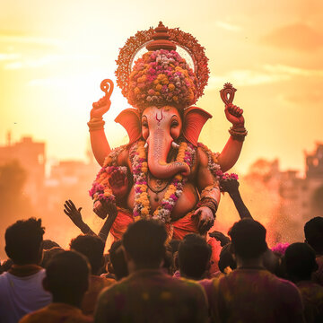 Lord Ganesha aagaman or visarjan