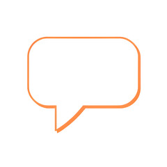 Naklejka premium Chat Bubble Icon PNG