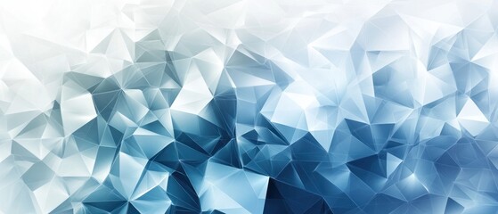 Obraz premium Abstract Geometric Pattern with a Light Blue Gradient
