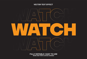 Watch Double stacked editable font text effect