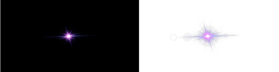 Colored galaxy beam shining bright png.