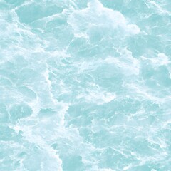 Obraz premium Abstract Teal Marble Texture Seamless Pattern Background