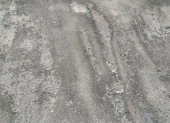 擁壁の砂利の表面の模様