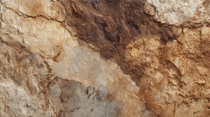 Obraz premium Textured Natural Stone Surface with Earthy Tones and Intricate Patterns Ideal for Backgrounds and Design Projects Related to Nature and Earth Aesthetics
