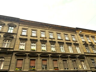 Building facade. Budapest.