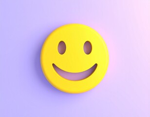 Fototapeta premium Bright Yellow Smiley Face Happiness, Joy, and Positive Emotions