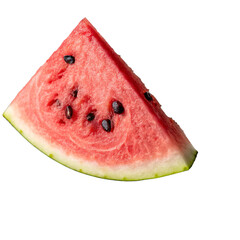 slice of watermelon isolated