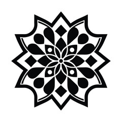 Colorful Ceramic Tile Inspired Pattern