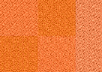 Five of water pattern in Chinese style, abstract backgrounnd.