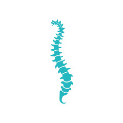 Spine logo vector illustration template design