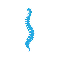 Spine logo vector illustration template design