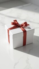 Fototapeta premium A Beautifully Wrapped Gift Box
