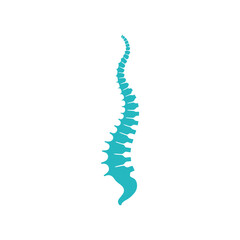 Spine logo vector illustration template design