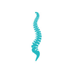 Spine logo vector illustration template design