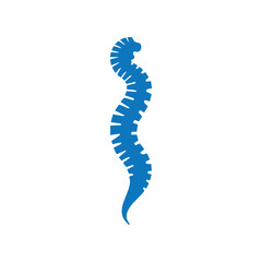 Spine logo vector illustration template design