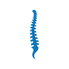Spine logo vector illustration template design