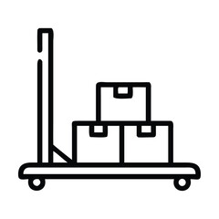 Material handler icon vector image can be used for