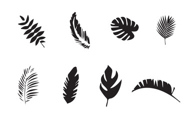 Leaf Silhouette Pack – Decorative Botanical Elements