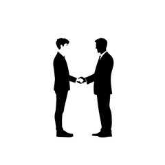 business people shaking hands