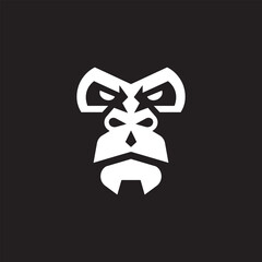 gorilla abstract logo modern style © Radovani