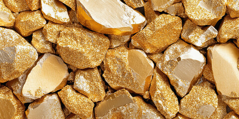 Shimmering gold glitter texture with soft glowing highlights 