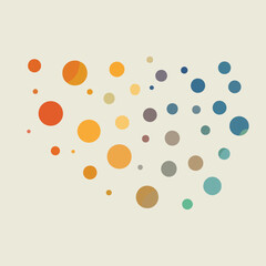 Dynamic International Dot Day vector set with dot spiral motions, geometric shapes, smiling dot faces, floating bubbles, and pathways representing imagination and artistic expression.