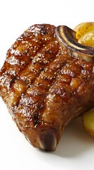 Delicious Grilled Pork Chop with Roasted Potatoes