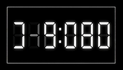 Digital timer display