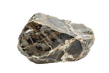 Polished emperador marble stone texture with clean transparent background