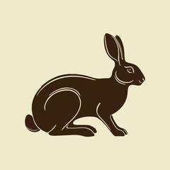 Unique International Rabbit Day rabbit vectors including natural habitat scenes, conservation icons, celestial silhouettes, and storybook-style rabbits in solid flat colors for diverse uses.