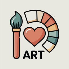 National Day of Arts in Care Homes vector set with symbolic art tools, abstract creativity, intergenerational sharing, and visual storytelling showing art’s impact on elderly wellbeing.