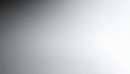 Smooth Black to White Gradient with Fine Film Grain Texture &ndash; Minimal Abstract Background