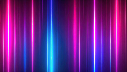 Vibrant neon gradient background with smooth blend of pink and blue hues