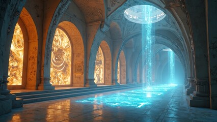 Architectural Art Interior Scene