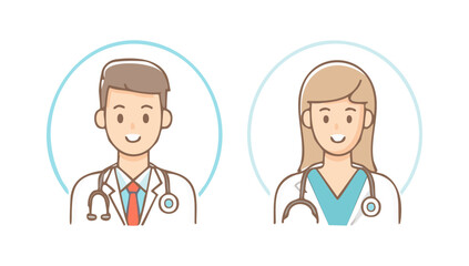 Professional healthcare and medical icon set in outline vector style featuring doctors, nurses, diagnostics, hospital tools, and emergency services for UI and branding

