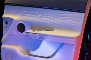 Modern Car Door Control Panel with Window Switches for convenience and functionality