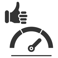 Performance Glyph Icon Element For Design