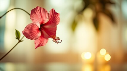 Single Hibiscus Bloom:  Perfect for a Touch of Romance