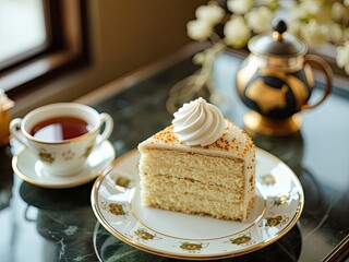 Sweet Treat and Warm Beverage