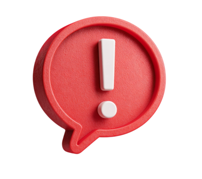 Attention is needed, symbol stand out loud
