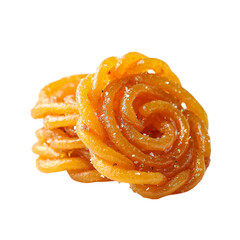 Fototapeta premium Indian jalebi sweet on transparent background