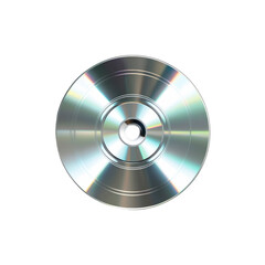 Shiny Silver Compact Disc or DVD Reflection