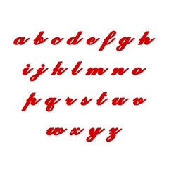vector illustration of a alphabet