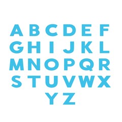 vector illustration of a alphabet