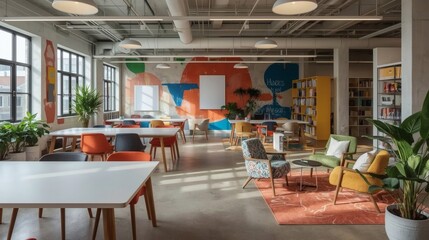 Fototapeta premium office space interior